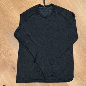 lululemon athletica Charcoal Long Sleeve Tee